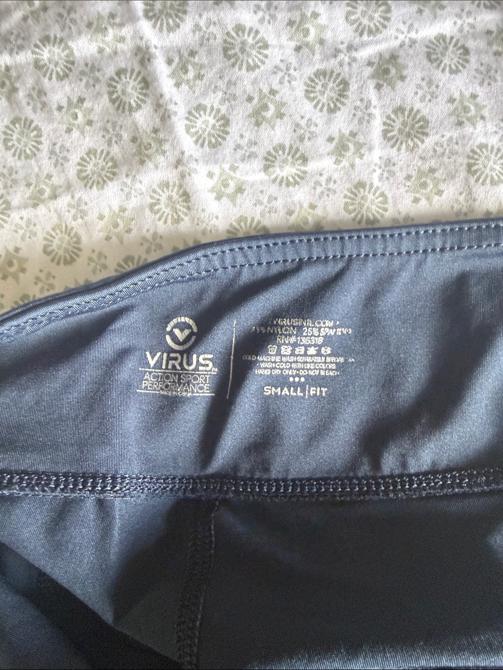Virus 7/8 length Performance Athletic Leggings - Picture 6 of 6